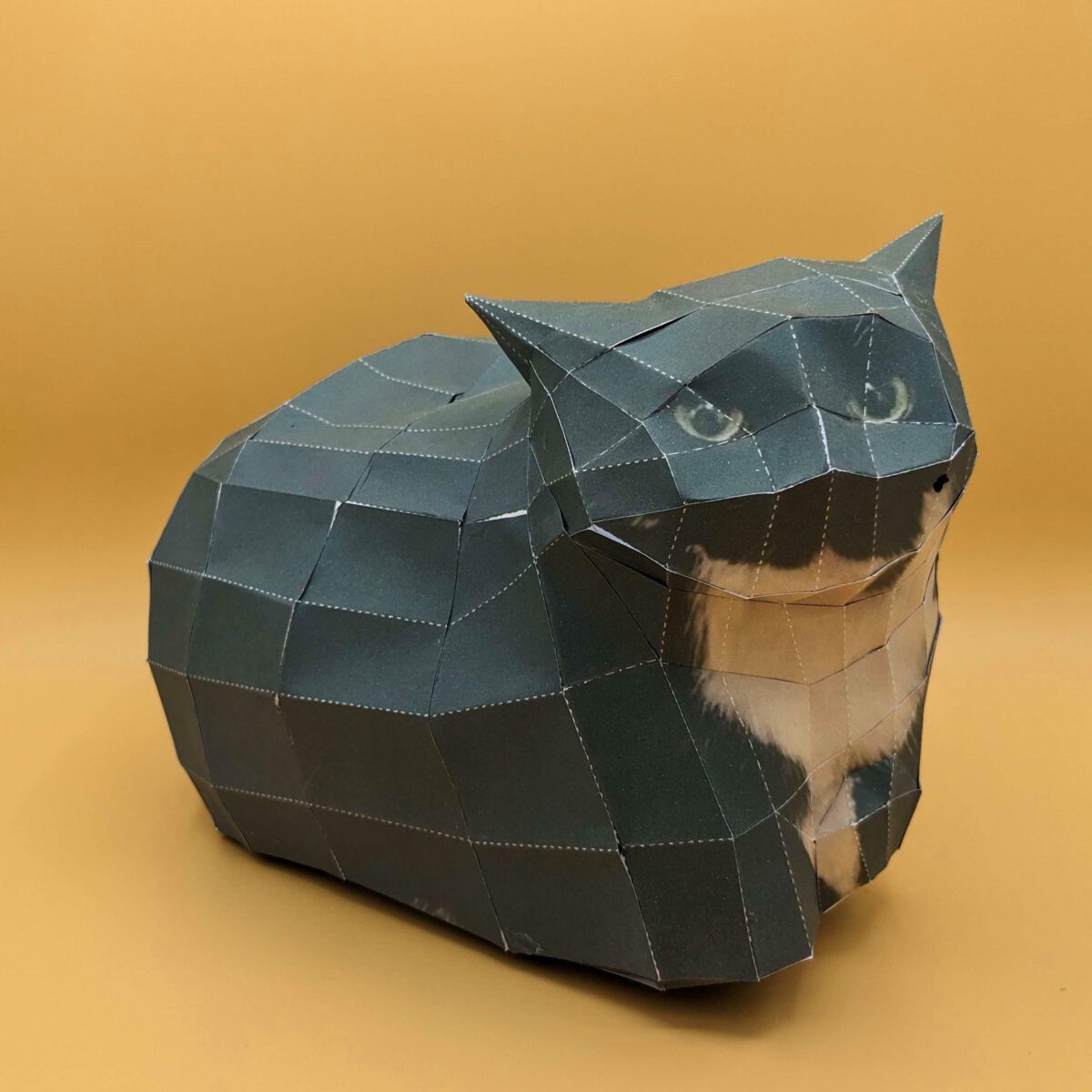 Maxwell The Cat Papercraft Kit Fubzo Papercraft